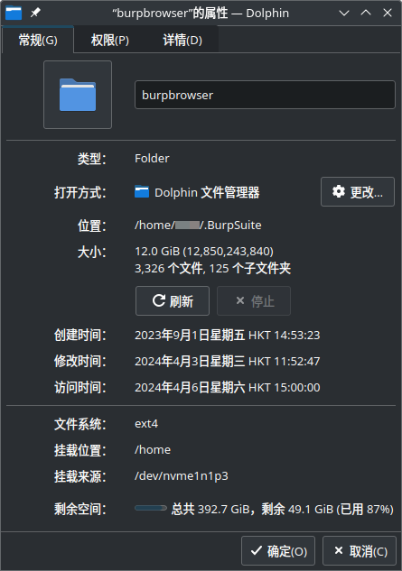 burpbrowser文件夹大小